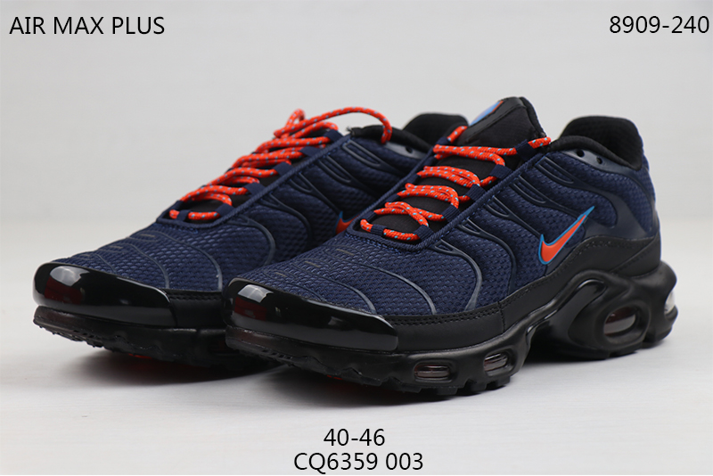 2020 Nike Air Max TN Plus Deep Blue Black Red Shoes - Click Image to Close